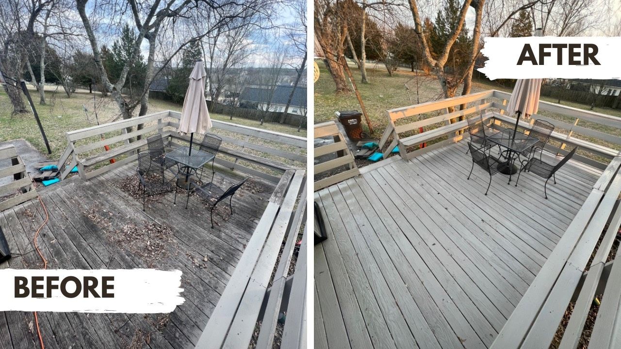 Deck and Patio Pressure Washing